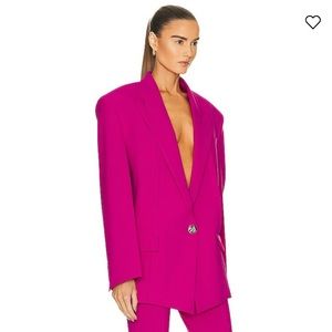 THE ATTICO NWOT GLEN BLAZER SIZE 38, SMALL/MEDIUM